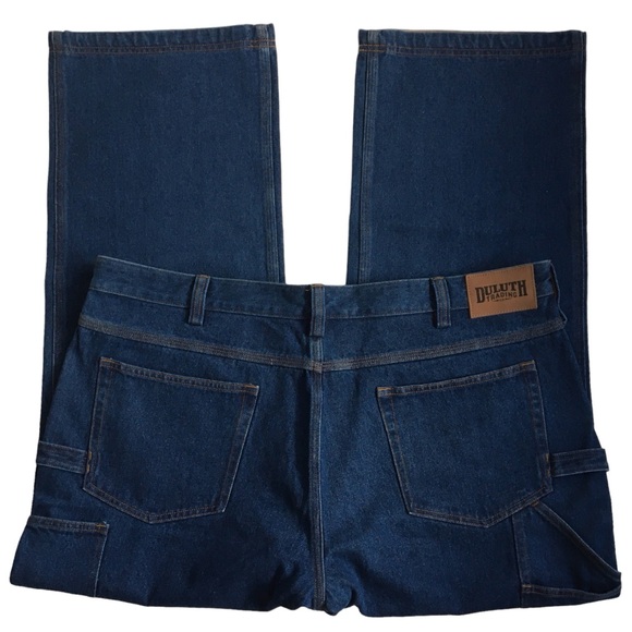 Duluth Trading Co Men’s Ballroom Carpenter 5 Pocket Jeans Denim 042 Size 42X30 - Picture 1 of 16